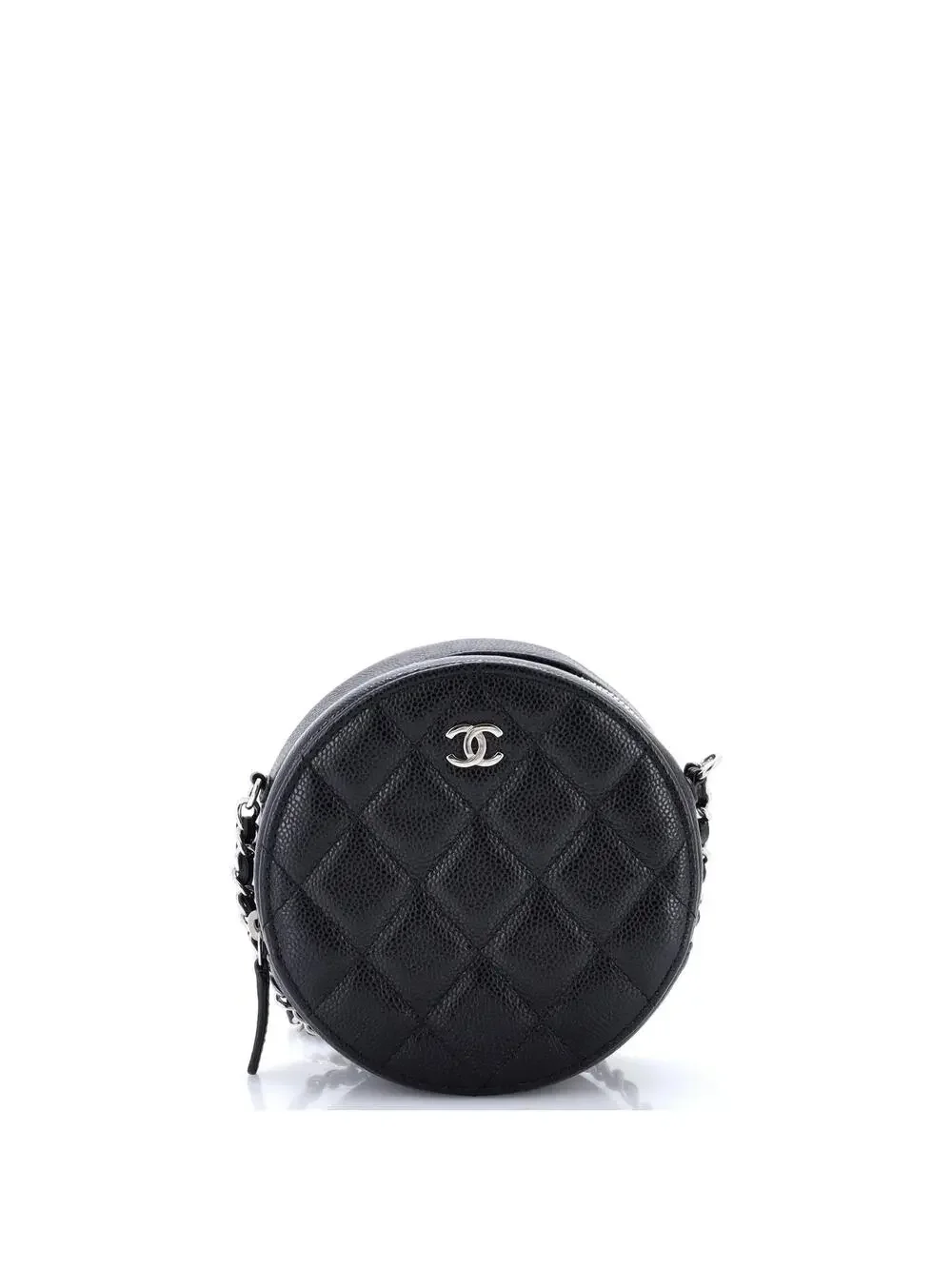 Chanel Round Clutch With Chain Quilted #323574C31B